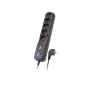 Lestar 5w LV-530W, PDU, 3m, must LV-530W G-a K. Cz 3,0m