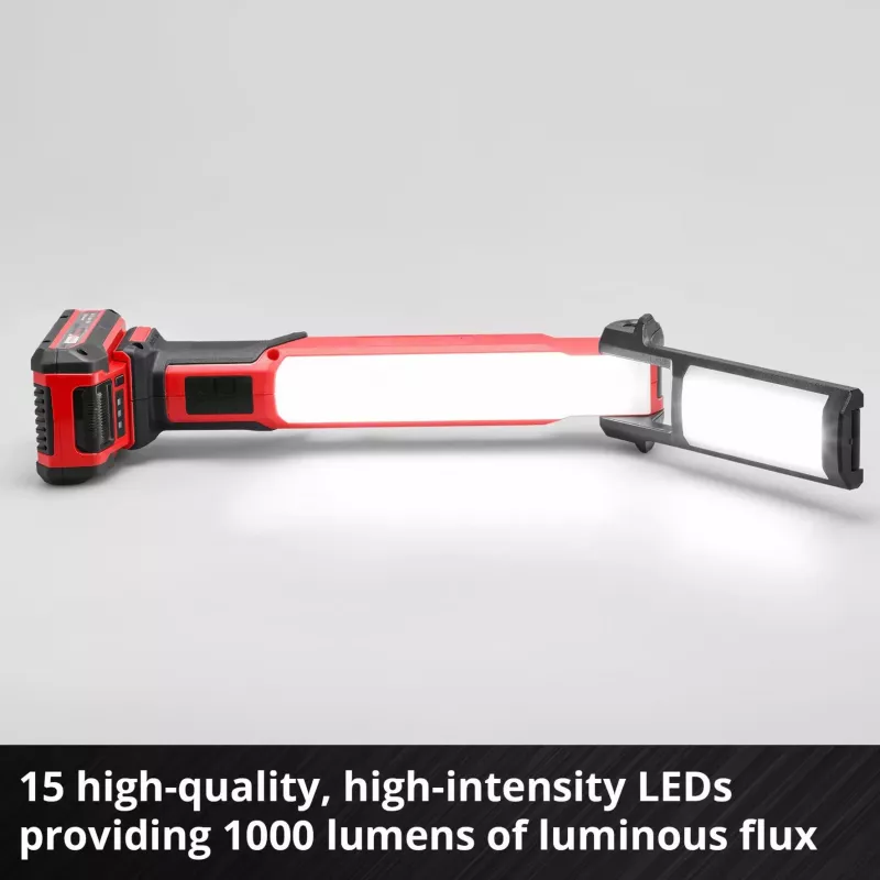 Power X-Change akutoitel lamp TE-CL 18/1000 S Li - Solo, 18V, LED-punane, ilma aku ja laadijata