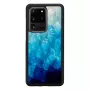 Kaitsev telefoniümbris iKins Samsung Galaxy S20 Ultra jaoks, sinine järv/must