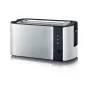 Automatik-Langschlitztoaster AT 2590 (edelstahl/schwarz, 1.400 Watt, für 4 Scheiben Toast)