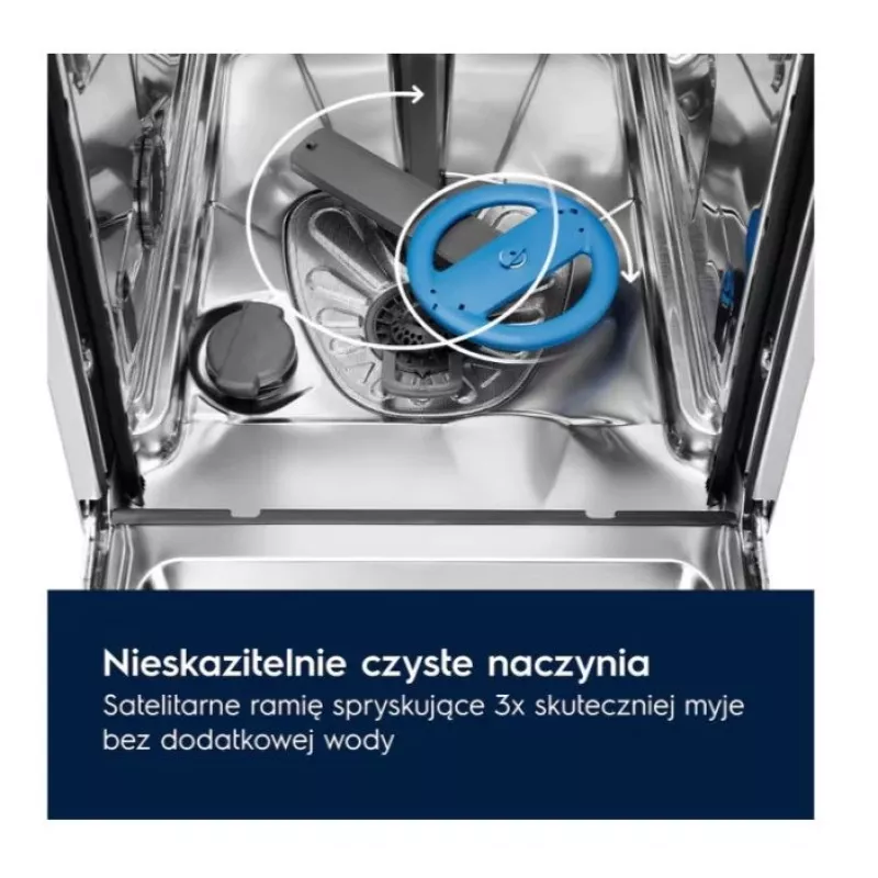 Sisseehitatav nõudepesumasin Electrolux EES48401L — 600 mm, 13–14 komplekti, energiaklass A, 10,5 l/tsükkel