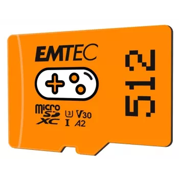 MicroSDXC-kaart Emtec Gaming 512 GB