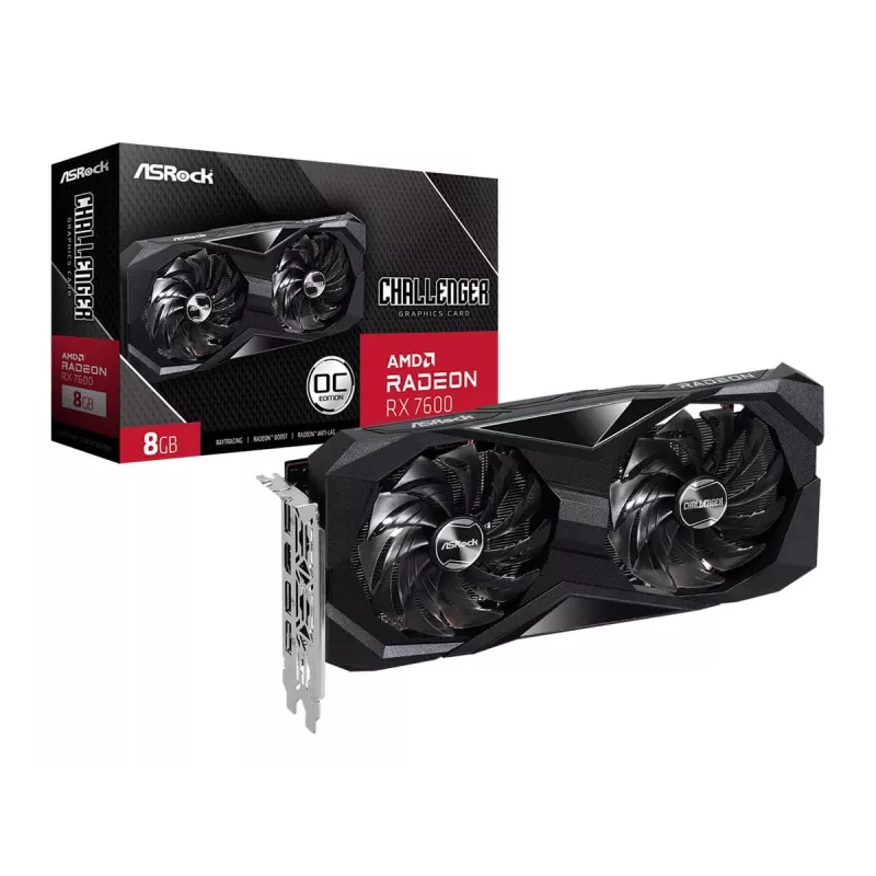 ASRock Radeon RX 7600 Challenger 8GB GDDR6 graafikakaart