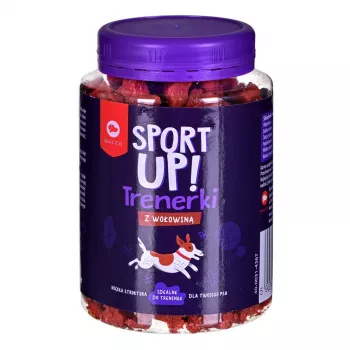 Koerte treeningpreemiad MACED Sport Up! Beef 300 g — veisemaitselised treeningpreemiad täiskasvanud koertele
