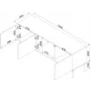 Cama 3D RTV-kapp TRESSE 150x40x55 kašmiir matt