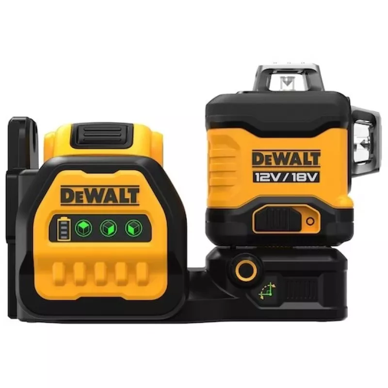 Lasernivelleerija DeWalt DCE089D1G18-QW roheline kiir isetasanduv 360° vastuvõtjaga ühilduv
