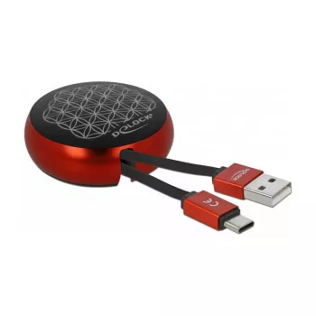 Sissetõmmatav kaabel DeLOCK USB 2.0 Type-A to USB-C™ 85819