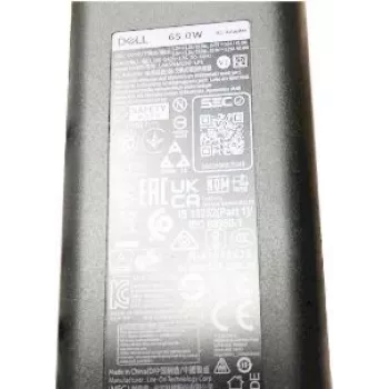 Sülearvuti vahelduvvooluadapter Dell 65W USB-C Power Delivery V2TJ7, kompaktne disain