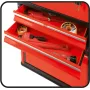 Tööriistakast YATO YT-09107 metallist 495x252x180 mm, must/punane, 6 kg, 2 sahtlit, lukustatav