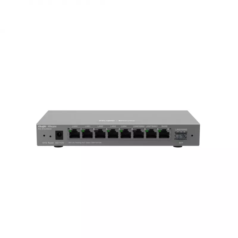 Ruuter RUIJIE RG-EG209GS 9-pordiline Gigabit pilvhaldusega, 8× Gigabit RJ-45 ja 1× SFP