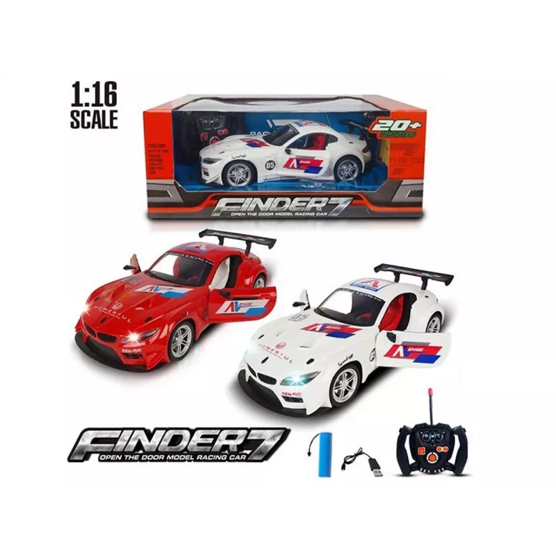 R/C auto tuli Madej, USB-toitega valgustustarvik avatava ukse funktsiooniga