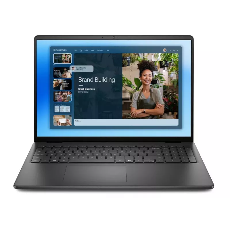 Sülearvuti DELL DC16250, Intel Core 5 120U, 16 inch, 1920x1200, 8GB DDR5, 512GB SSD, Intel Graphics, Windows 11 Pro, Carbon Black