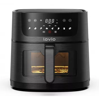 Lovio LVAF002BK PureFry XL Smart 6L Must