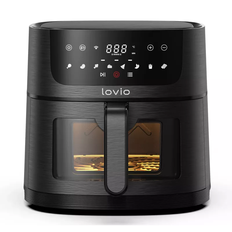 Lovio LVAF002BK PureFry XL Smart 6L Must