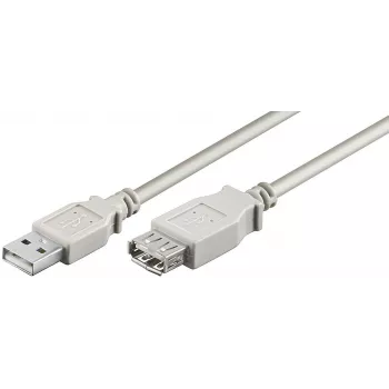 MicroConnect - USB-pikenduskaabel - USB (M) USB-le (W) - 5 m