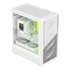 Gamemax korpus | AERIS 330 MW | Valge | Mini Tower | Toiteplokk pole kaasas