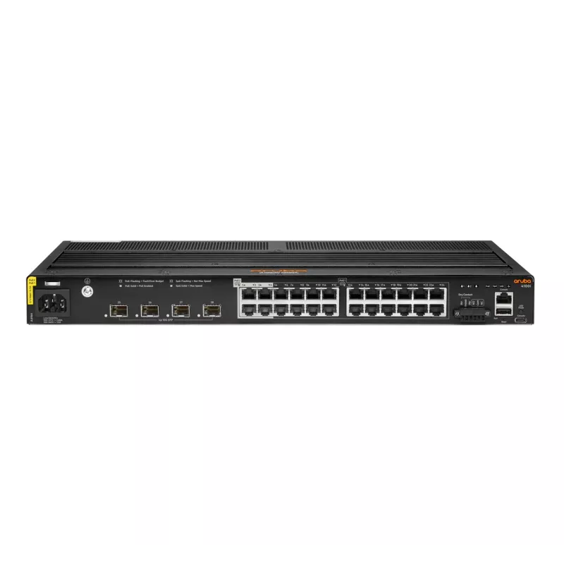 HPE - Aruba 4100i - lüliti - 20 x 10/100/1000 (PoE klass 4) + 4 x 10/100/1000 (PoE klass 6) + 4 x SFP+ PoE klass 4 / PoE klass 6