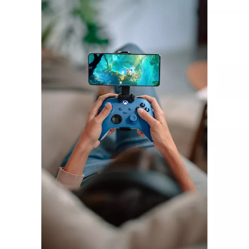 Microsoft Xbox juhtmevaba mängupult sinine, valge Bluetooth/USB mängupult analoog / digitaalne Android, PC, Xbox One, Xbox One S, Xbox One X, Xbox Series S, Xbox Series X, iOS