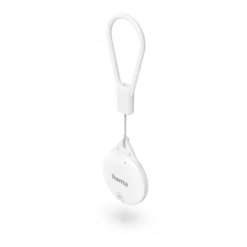 HAMA Item Finder 00185815 Bluetooth Apple Find My rakendusele, valge — jälgija isiklike esemete leidmiseks