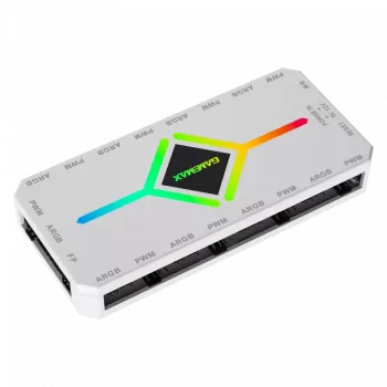Gamemax | Kaugjuhtimispult | V4.0 ARGB PWM HUB BK | Valge | Gamemax