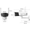 Reolink Duo Series W730 - 4K välis-WiFi-kaamera, topeltobjektiiv, 180° panoraamvaade, inimese/sõiduki/looma tuvastus
