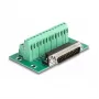 DeLOCK D-Sub 25 kontaktiga isane klemmiplokile DIN-liistule 51mm x 86mm x 30mm