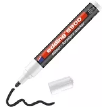 Mööblimarker Edding 8900 Must 1,5–2 mm püsimarker puidule ja lamineeritud pindadele