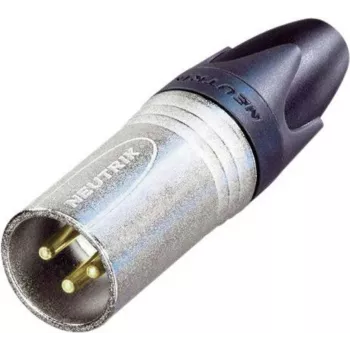 Neutrik XLR-pistik, sirge Pooluste arv: 3 Hõbedane NC3MXX-EMC 1 tk (NC3MXX-EMC)