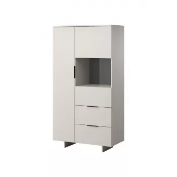 Kapp cama meble ALMA 90x41,5xK170 cm beež — põrandal seisev, seina äärde