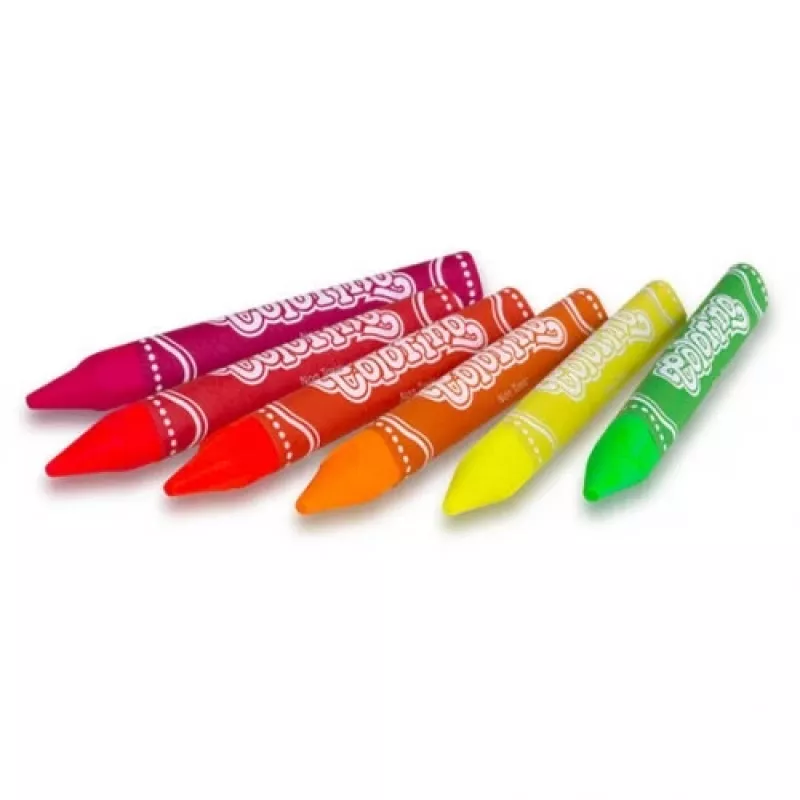 Colorino Kids Neon Crayons 6 värvi
