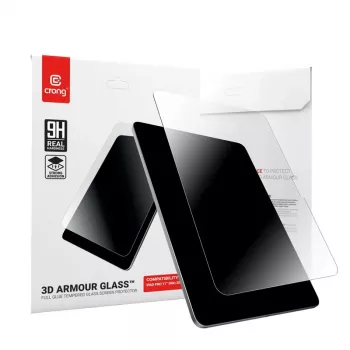 Karastatud 3D Armour Glass ekraanikaitseklaas Crong Apple iPad Pro 11-le (5. põlvkond, 2024)