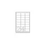Aadressisildid Avery Zweckform J8159-25 — valge, tindiprinter, 63,5×33,9 mm, 600 silti (25 lehte)