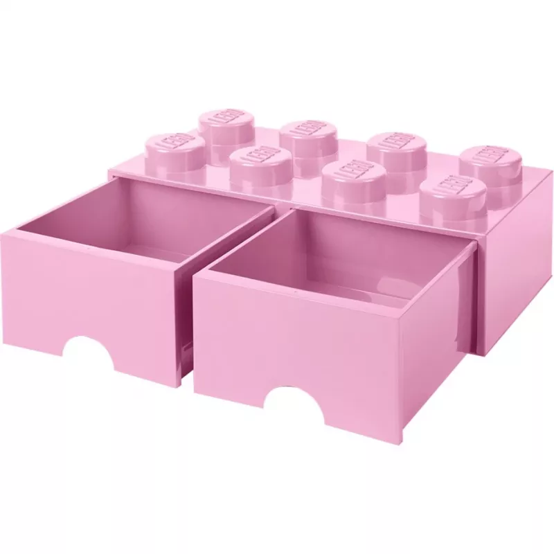 LEGO Brick Drawer 8 roosa, panipaun roosa