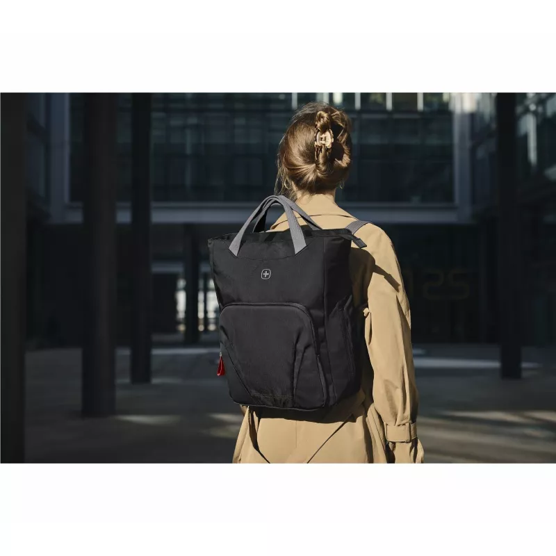 Naiste ümbris Wenger SwissGear Motion Vertical Tote 39,6 cm 15,6 tolli must
