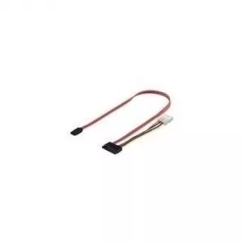 Wentronic Goobay HDD S-ATA kaabel 1,5 Gbit/s / 3 Gbit/s / 6 Gbit/s, 0,5 m - SATA 2-in-1 andmesignaal + toiteadapter (68175)