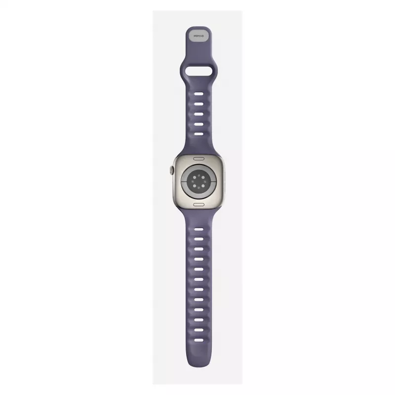 Band Nomad Tempo Band lilla Rubber, ühildub nutikellaga, laius 18 mm, randme ümbermõõt 135–175 mm
