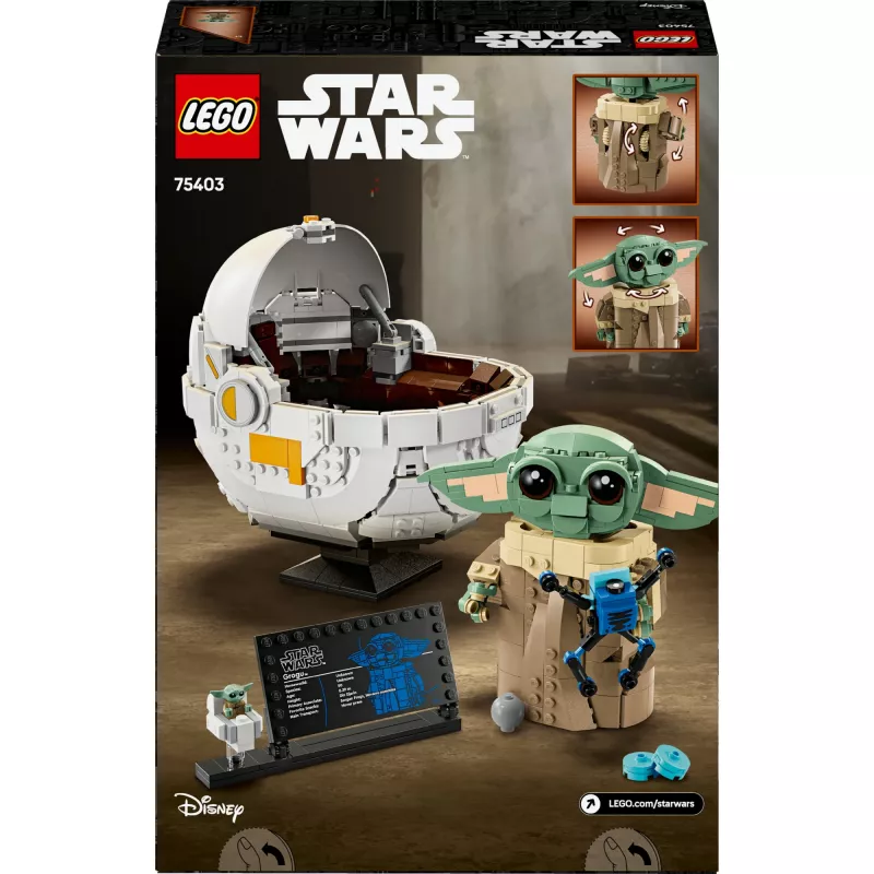 LEGO STAR WARS 75403 Grogu koos hõljukiga