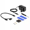 HDD/SSD korpus DeLOCK 42020 Must 2,5-tolline USB USB-C 10 Gbit/s