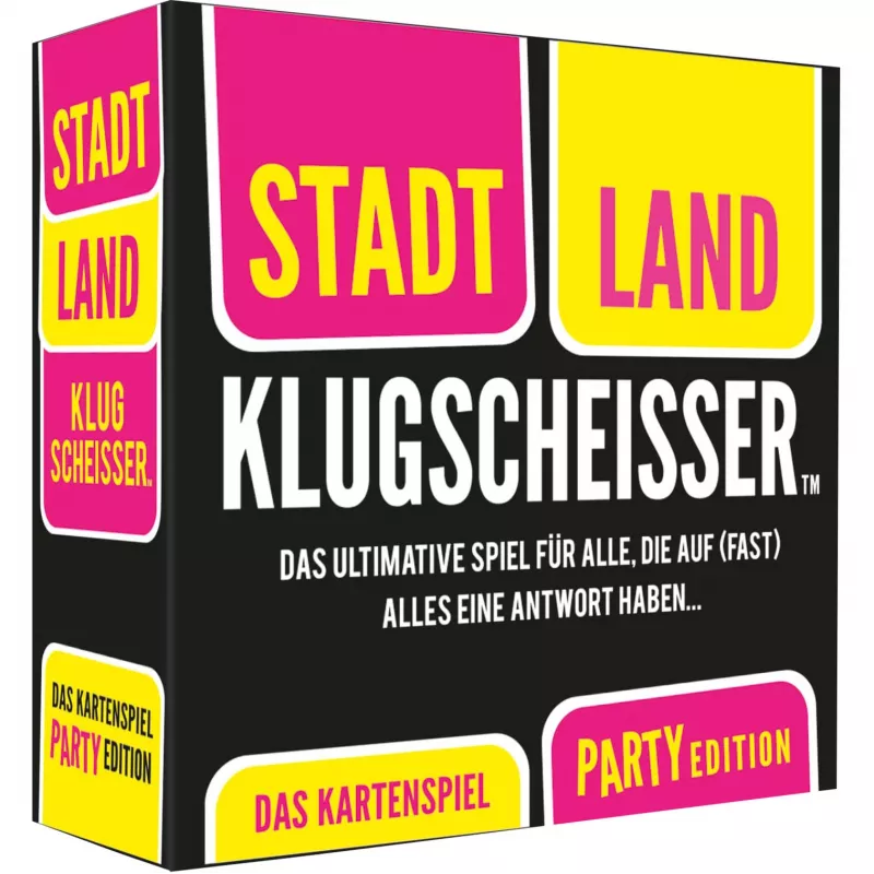 Stadt Land Klugscheisser - kaardimäng (peoversioon), seltskonnamäng
