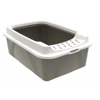 Kassiliivakast rotho Bonnie Eco Cappuccino 30 L kaetud plastikust alus kaanega, 572×393×209 mm