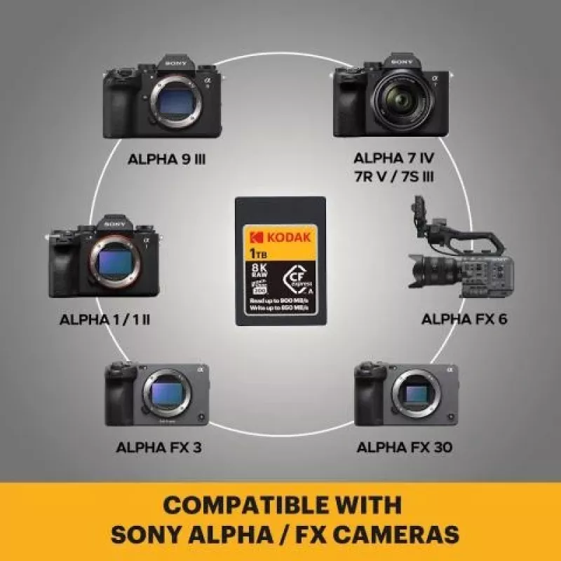 CFexpress Type A mälukaart Kodak EKMCFXA360GK 360GB