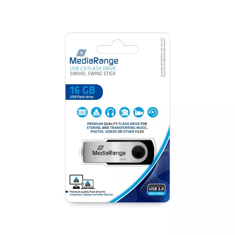MÄLUPULK USB2 16GB/MR910 MEDIARANGE