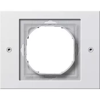 Electrical switch frame Gira TX_44 Valge, thermoplastik, 110×86 mm, tavatud kujundus
