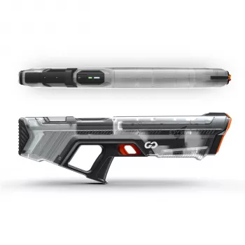 Veepüstol SpyraOne SpyraGO Clear Transparent — kompaktne laetav veeprits SPGO1T