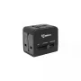 Reisiadapter SBOX TA-23 kahe USB-laadija ja universaalse pistikuühilduvusega