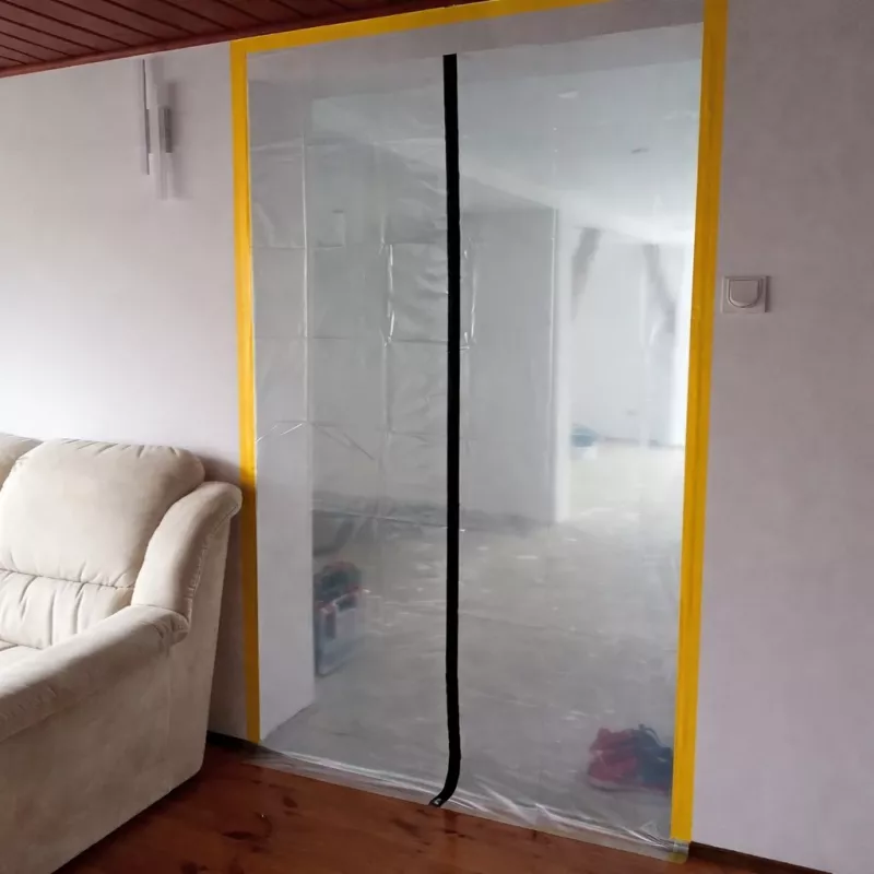 tolmutõkkeukse renoveerimiskomplekt, tolmukardin 220X110 sirge
