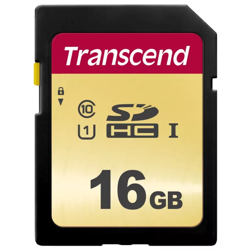 Transcend 16 GB SDHC UHS-I 500S välkmälu