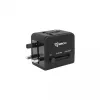 Reisiadapter SBOX TA-23 kahe USB-laadija ja universaalse pistikuühilduvusega