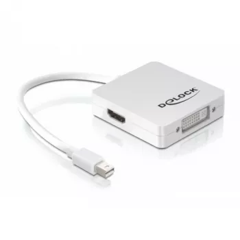 Video kaabli adapter DeLOCK 61768 Mini DisplayPort DisplayPort DVI HDMI 0,24 m
