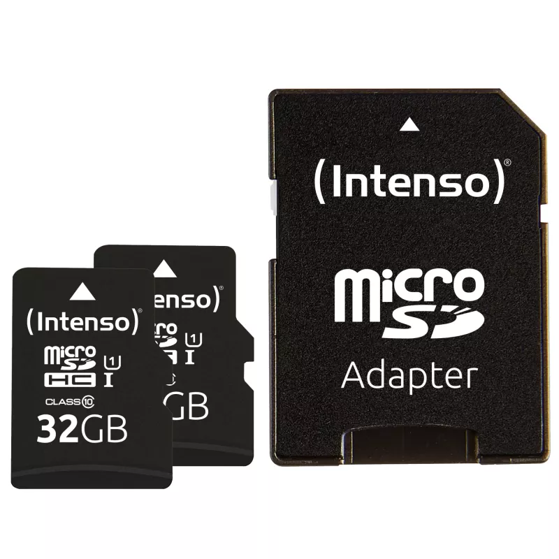 Välkmälu Intenso 32GB UHS-I microSDHC Doppelpack